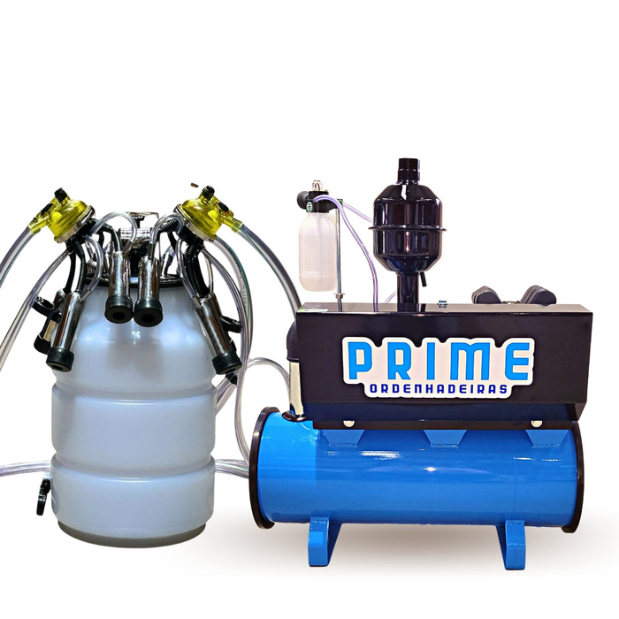Ordenhadeira Prime Balde ao Pé BV 450 litros - Motor 2 cv