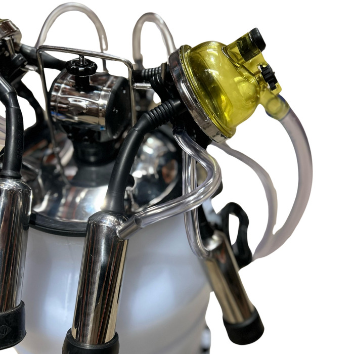 Ordenhadeira Inox Prime Balde ao Pé BV 450 litros - Motor 2 cv - De 1 a 4 conjuntos