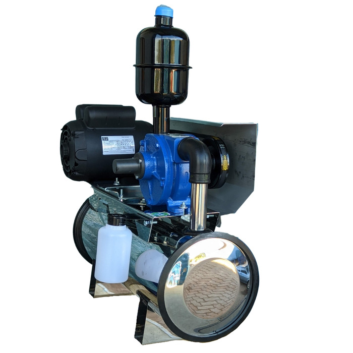 Ordenhadeira Inox Prime Balde ao Pé BV 600 litros - Motor 2 cv - De 1 a 5 conjuntos