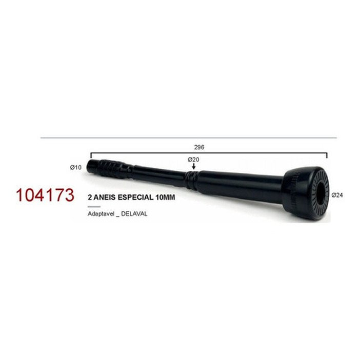 Teteira Insuflador 2 Anel 10mm Inabor Ultra Especial