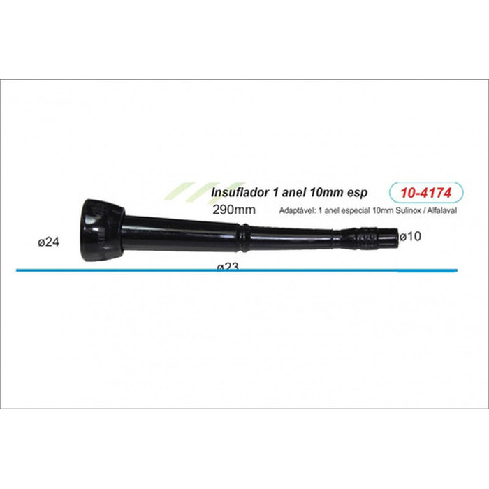 Teteira Insuflador 1 Anel 10mm Especial Inabor Ultra (4 Uni)