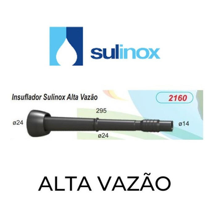 Teteira Insuflador Sulinox Alta Vazão Original Jogo Com 4un